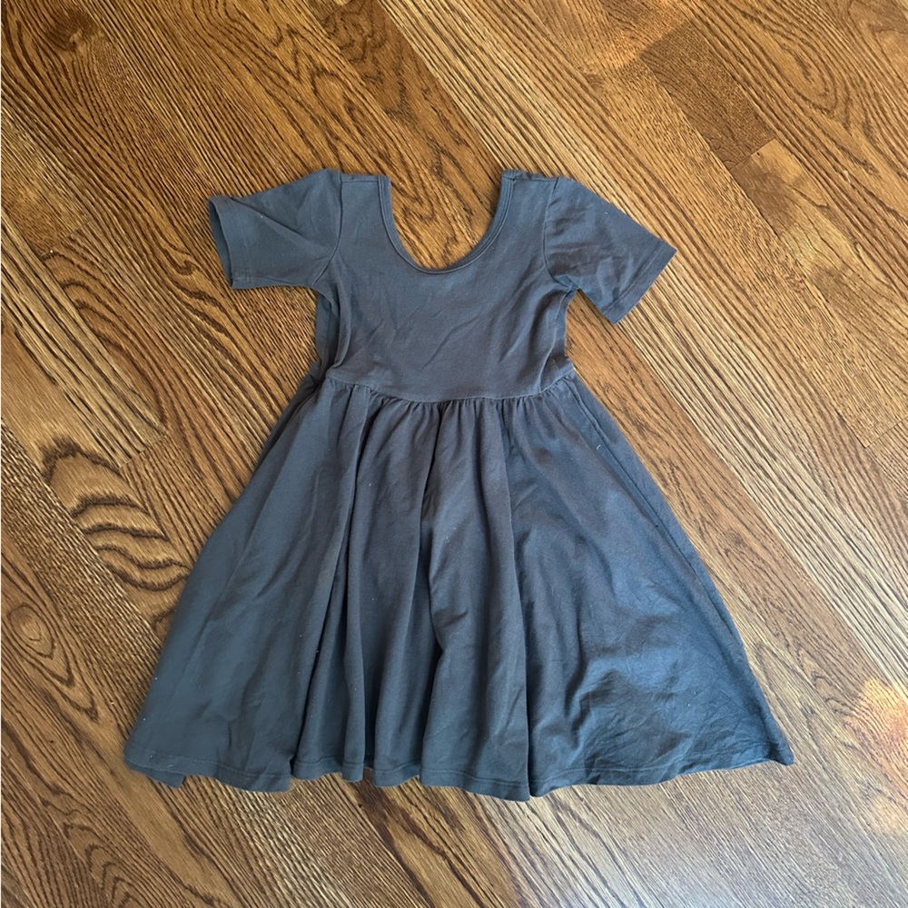 Alice + Ames Grey Short Sleeve Dress for Kids